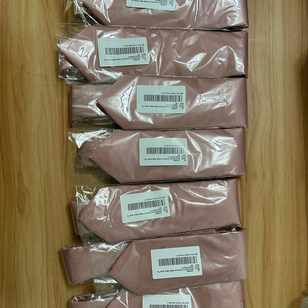 (7) NWT Dusty Rose Ties